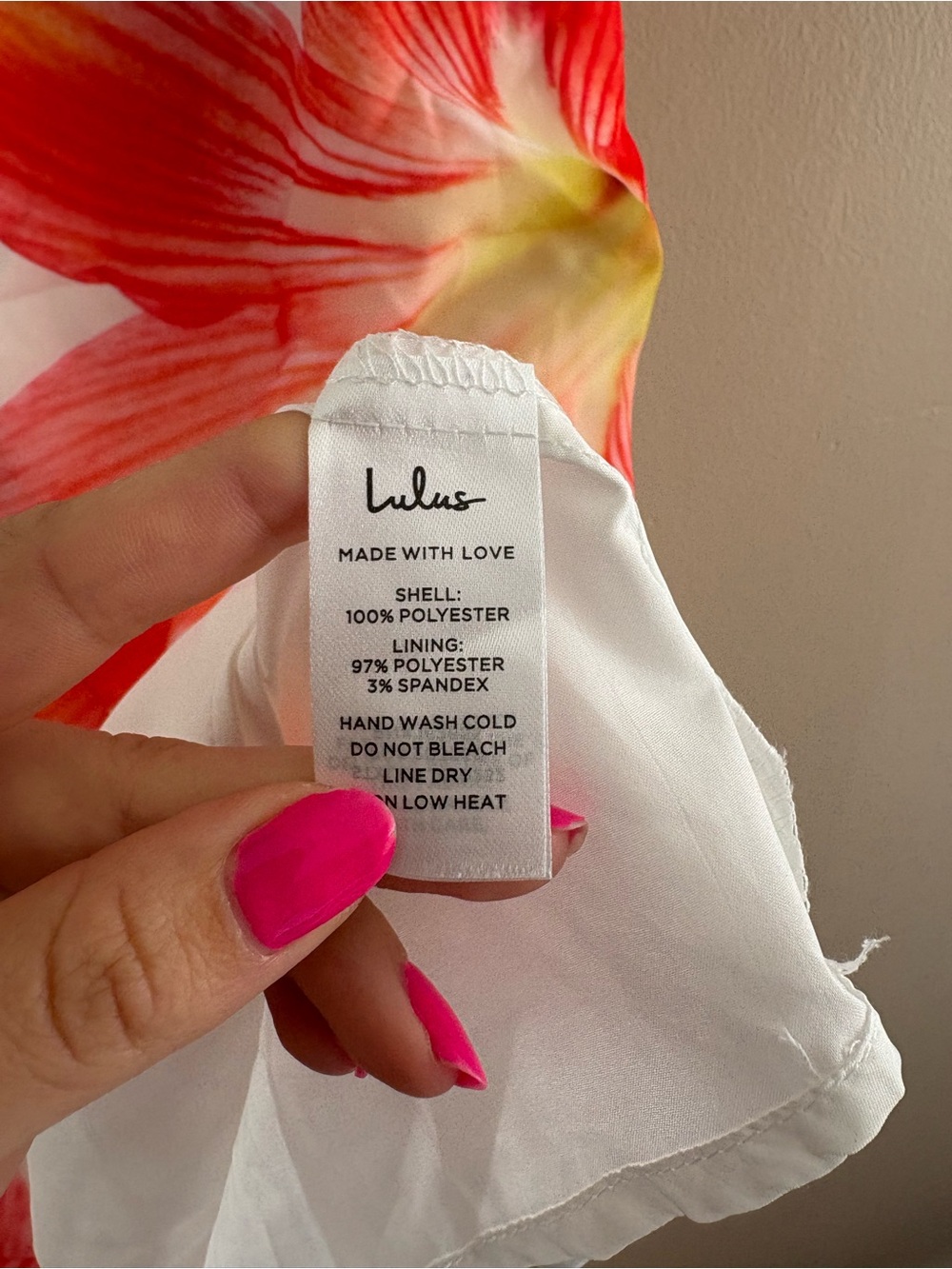 Lulus Dulcea Ivory Floral Sleeveless Mini Dress Size Small NWT Tropical Beach - Picture 9 of 9